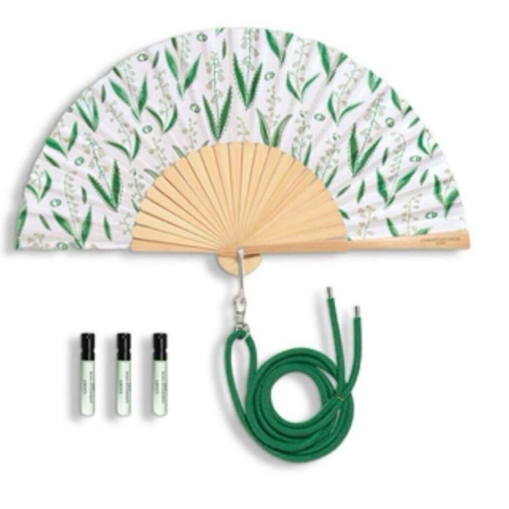 Dior Green Lucky Rope Fan
